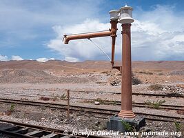 Piste du chemin de fer Arica-La Paz - Chili