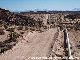 Piste du chemin de fer Arica-La Paz - Chili