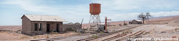 Trail along Arica-La Paz railway - Chile