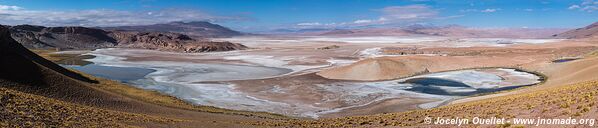 Laguna Quisquiro - Road from San Pedro de Atacama to Paso de Jama - Chile