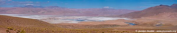 Laguna Quisquiro - Route de San Pedro de Atacama à Paso de Jama - Chili