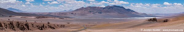 Route de San Pedro de Atacama à Paso de Jama - Chili