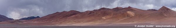 Route de San Pedro de Atacama à Paso de Jama - Chili