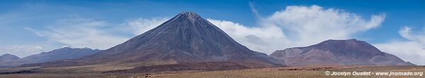 Road from San Pedro de Atacama to Paso de Jama - Chile