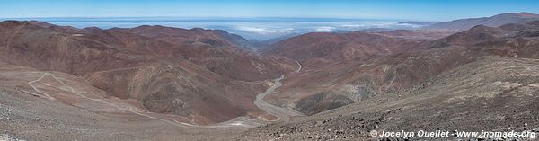 Route d'Antofagasta à Chañaral - Chili