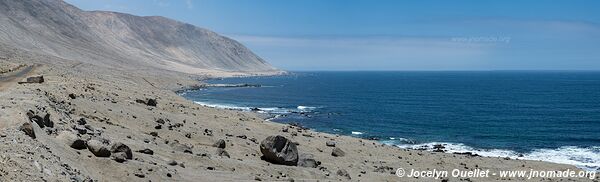 Route d'Antofagasta à Chañaral - Chili