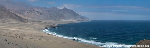 Route d'Antofagasta à Chañaral - Chili