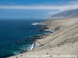 Route d'Antofagasta à Chañaral - Chili