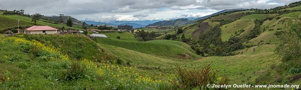 Road from Tulcán to San Isidro - Ecuador