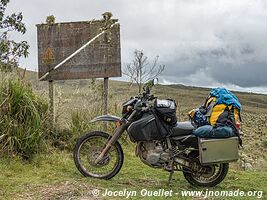 Road from Tulcán to San Isidro - Ecuador