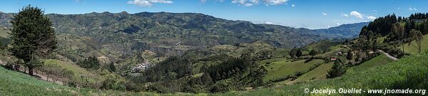 Route de Pujilí à Isinliví - Équateur