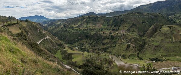 Route de Isinliví à Sigchos - Équateur