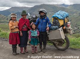 Trail from Totoras to Guamote - Ecuador