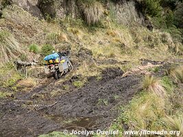 Piste de Totoras à Guamote - Équateur