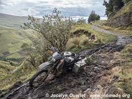 Trail from Totoras to Guamote - Ecuador