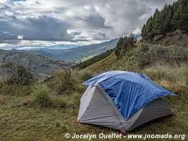 Trail from Totoras to Guamote - Ecuador