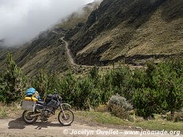 Trail from Salinas de Guaranda to Angamarca - Ecuador