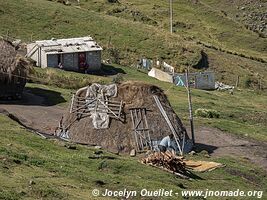 Route de Angamarca à Zumbahua - Équateur