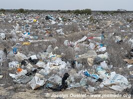 Road from Piura to Lambayeque - Peru