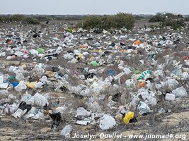 Road from Piura to Lambayeque - Peru