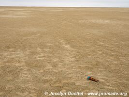 Road from Piura to Lambayeque - Peru