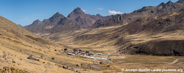 Road from San Mateo de Huanchor to Tanta - Peru