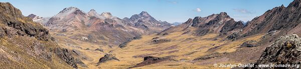 Road from San Mateo de Huanchor to Tanta - Peru