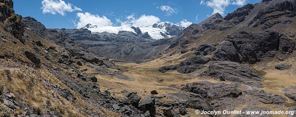 Road from San Mateo de Huanchor to Tanta - Peru