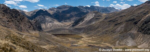 Road from San Mateo de Huanchor to Tanta - Peru