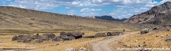 Route de San Mateo de Huanchor à Tanta - Réserve paysagère Nor Yauyos-Cochas - Pérou