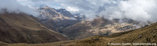 Route de Huancaya à Huancavelica - Pérou