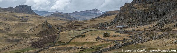 Route de Huancaya à Huancavelica - Pérou