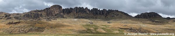 Route de Huancaya à Huancavelica - Pérou