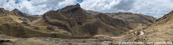 Route de Huancaya à Huancavelica - Pérou