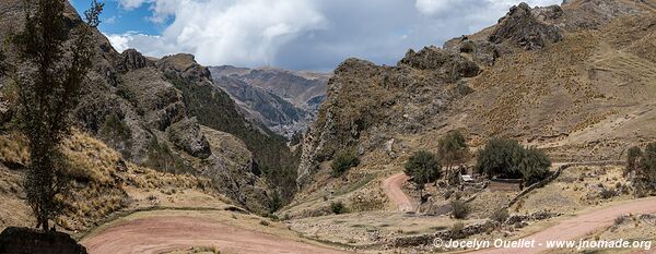 Road from Huancavelica to Lircay - Peru