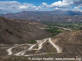 Route de Cajamarca à Cajabamba - Pérou