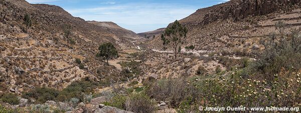 Road from Puquio to Yauca - Peru