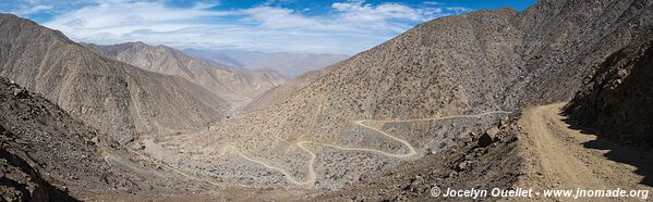 Route de Puquio à Yauca - Pérou