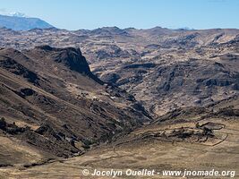 Road from Quiruvilca to Santiago de Chuco - Peru