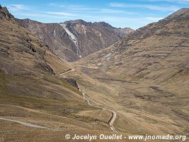 Piste de Santiago de Chuco à Pampas (zone minière) - Pérou