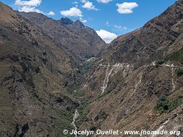 Piste de Santiago de Chuco à Pampas (zone minière) - Pérou