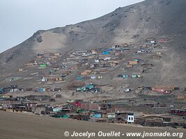 Road from Casma to Lima - Peru