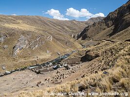 Road from Tanta to Vilca - Nor Yauyos-Cochas Landscape Reserve - Peru