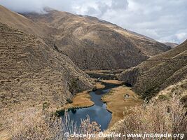 Route de Vilca à Huancaya - Réserve paysagère Nor Yauyos-Cochas - Pérou