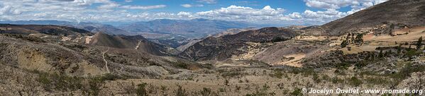 Road from Cajamarca to Cajabamba - Peru