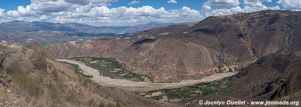 Road from Cajamarca to Cajabamba - Peru