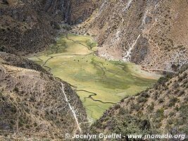 Route de Huancaya à Huancavelica - Réserve paysagère Nor Yauyos-Cochas - Pérou