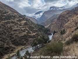 Road from Huancaya to Huancavelica - Peru