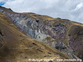 Route de Huancaya à Huancavelica - Pérou