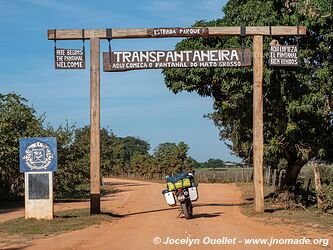 Estrada Parque Transpantaneira - Pantanal - Brésil